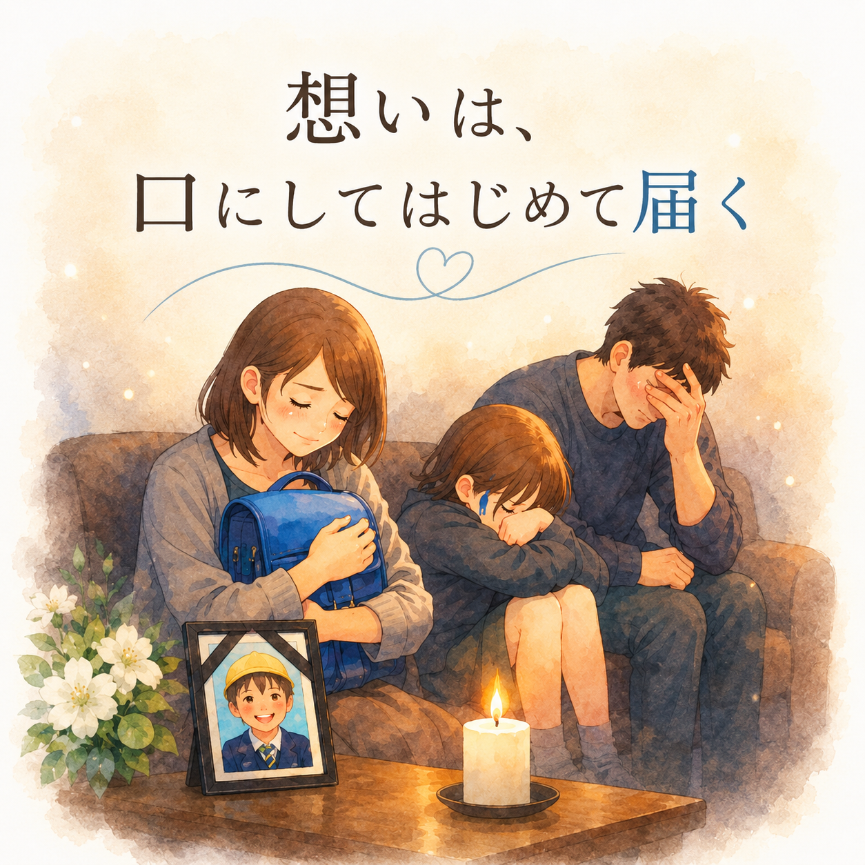 想いは、口にしてはじめて届く